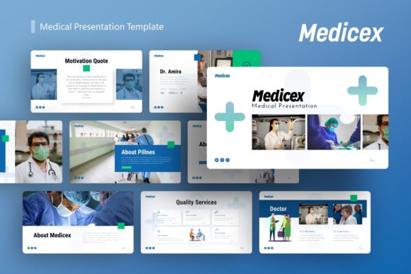 Elevating Professional Communication with Presentation Template - Medicex