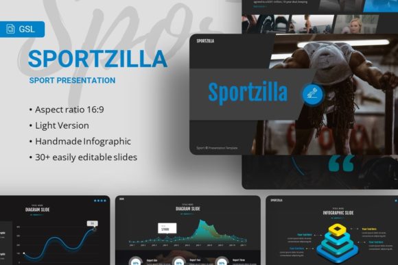 Elevating Visual Storytelling with the Sportzilla Google Slides Template
