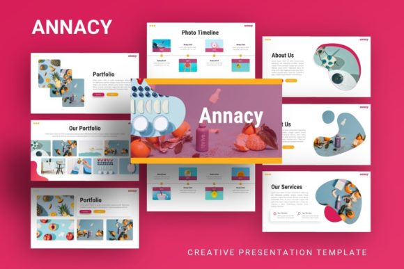 Evaluating Presentation Template - Annacy for Creative and Corporate Needs