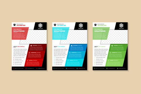 Evaluating the Creative Solution Vertical Flyer Polygon for Modern Business Design