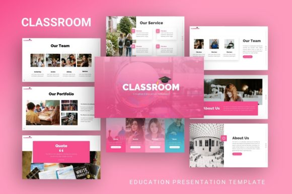Maximizing Impact with the Classroom and Introducing Education Presentation Template