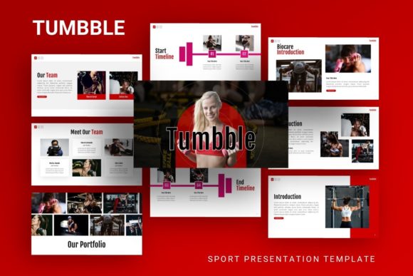 Maximizing Visual Impact with the Tumbble Presentation Template
