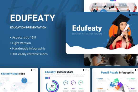 Presentation Template - Edufeaty: Streamlining Visual Communication Workflows