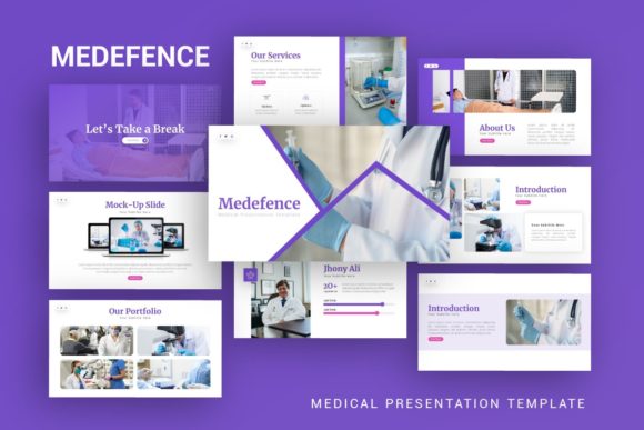 Presentation Template - Medefence: A Comprehensive Guide to Professional Medical Design