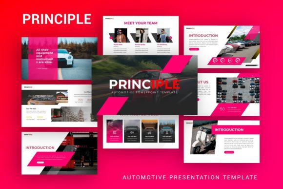 Presentation Template - Principle: A Practical Guide for Modern Visual Communication