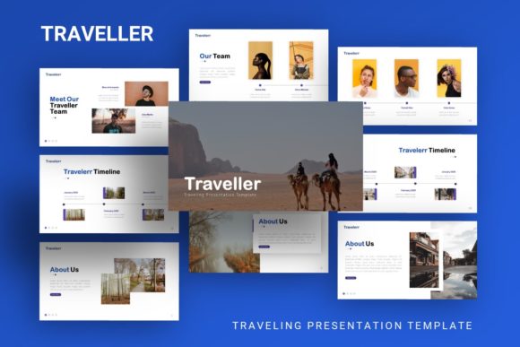 Presentation Template - Traveler: Elevating Visual Storytelling for Modern Professionals