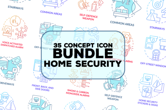 Visualizing Safety: Why the Home Security Concept Icons Bundle Matters in Modern Smart Tech Design